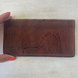 Vintage  Embossed Leather Wallet